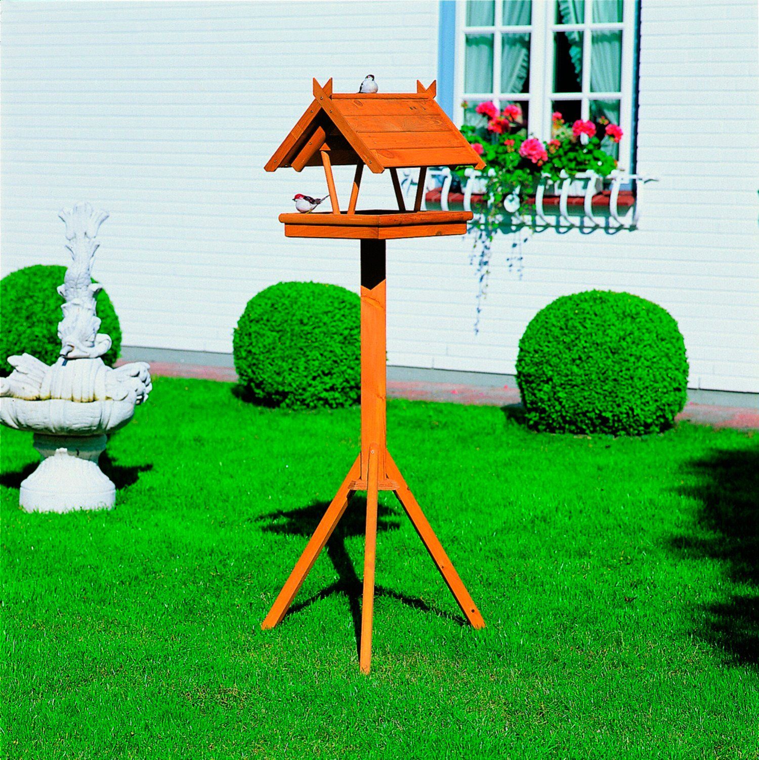 promadino Vogelhaus Rhön, BxTxH: 36x41,5x141 cm, mit Standbein