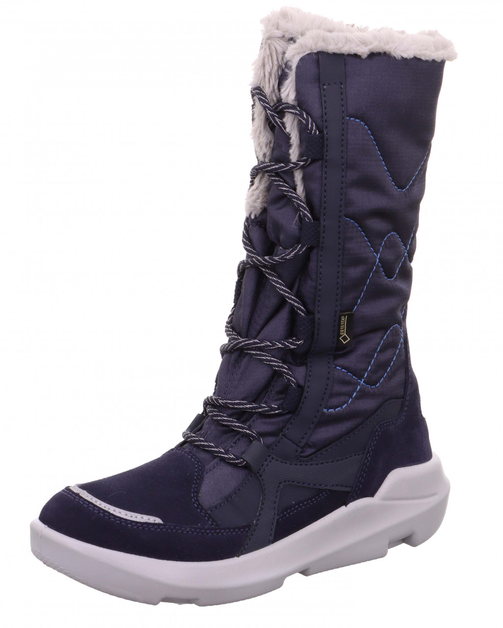 TWILIGHT - Blau Stiefel mit Reißverschluss