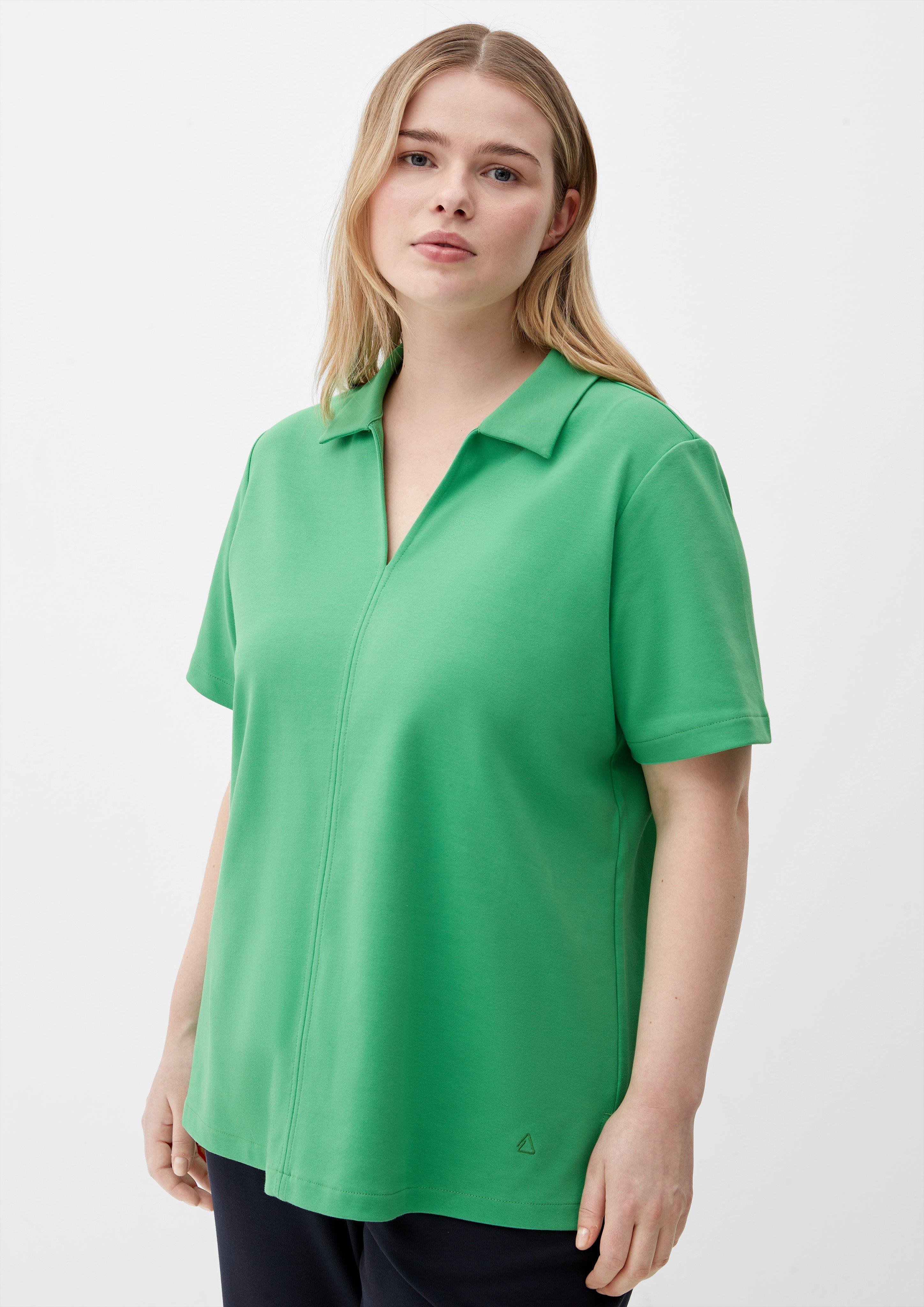 T-Shirt mit Klappkragen  2129393-7578