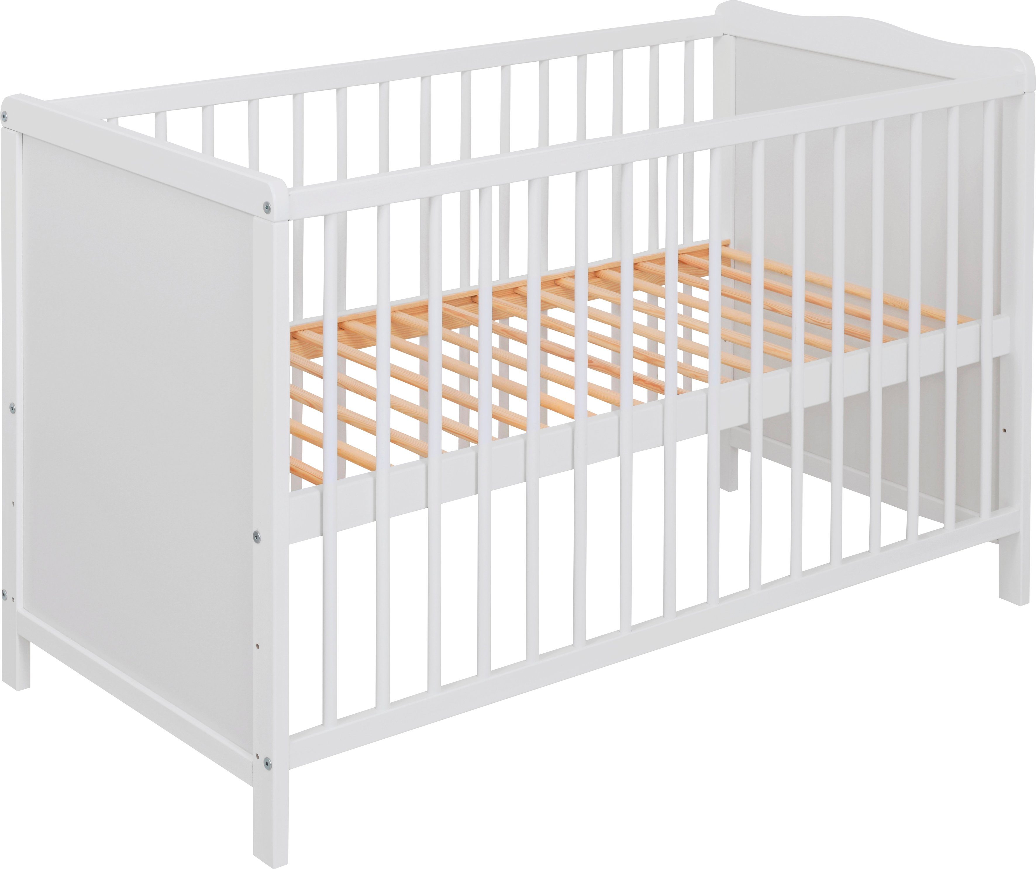 Lüttenhütt Babybett Lüttenhütt Sterne, 4-tlg., mit Textilset, komplett in 2 Größen
