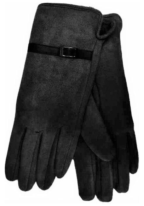 Capelli New York Fleecehandschuhe mit Zierriemen