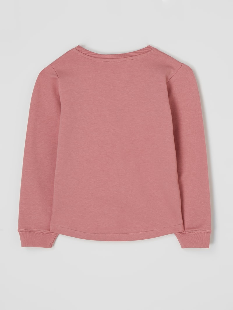 Sweatshirt mit Print in altrosa