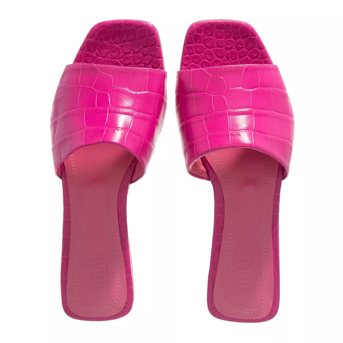 TORAL Pantoletten lila/pink Slide