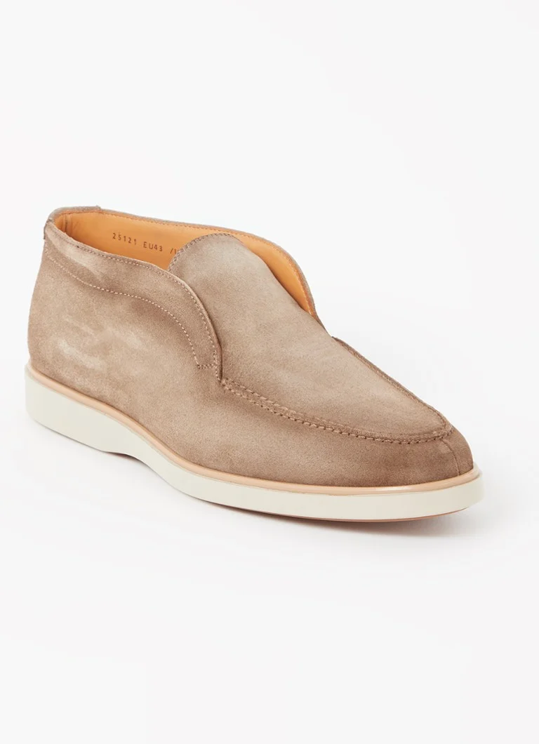 Magnanni suede loafer