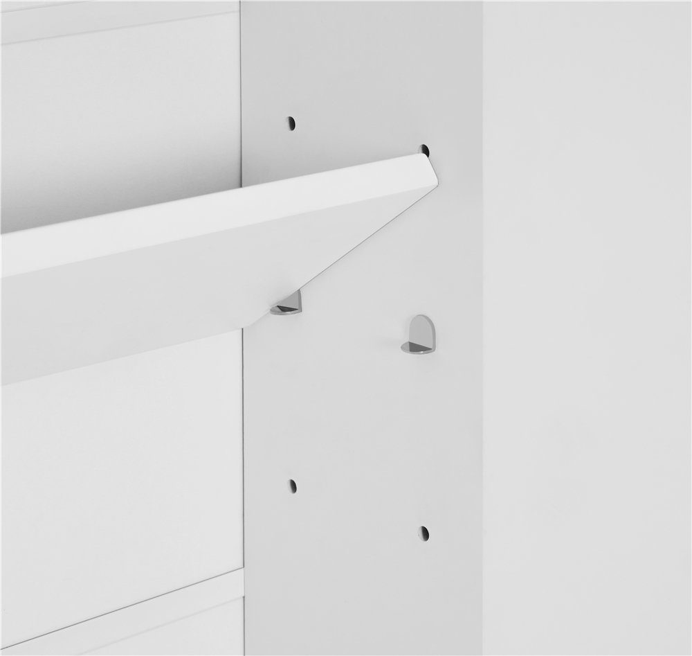 Yaheetech Spiegelschrank Badezimmerschrank Hängeschrank Wandschrank