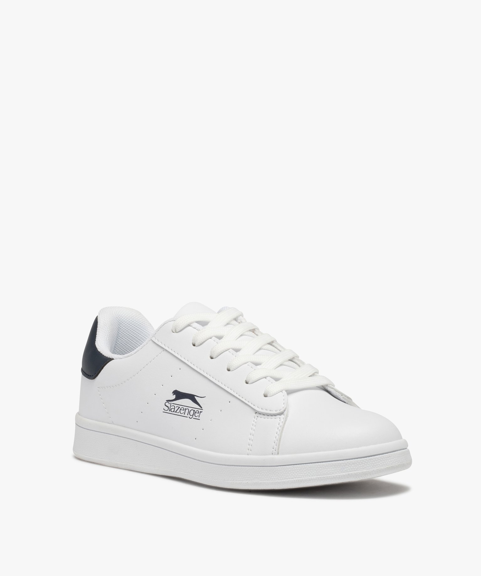 Baskets Garçon unies à lacets - Slazenger Miram blanc | GEMO