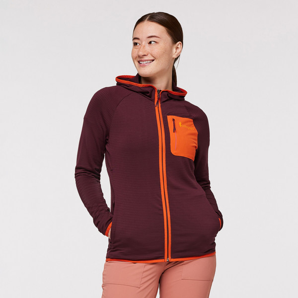 OTERO FLEECE FULL-ZIP HOODED JACKET Damen - Fleecejacke