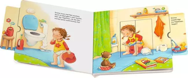 ministeps: Haare waschen, Zähne putzen