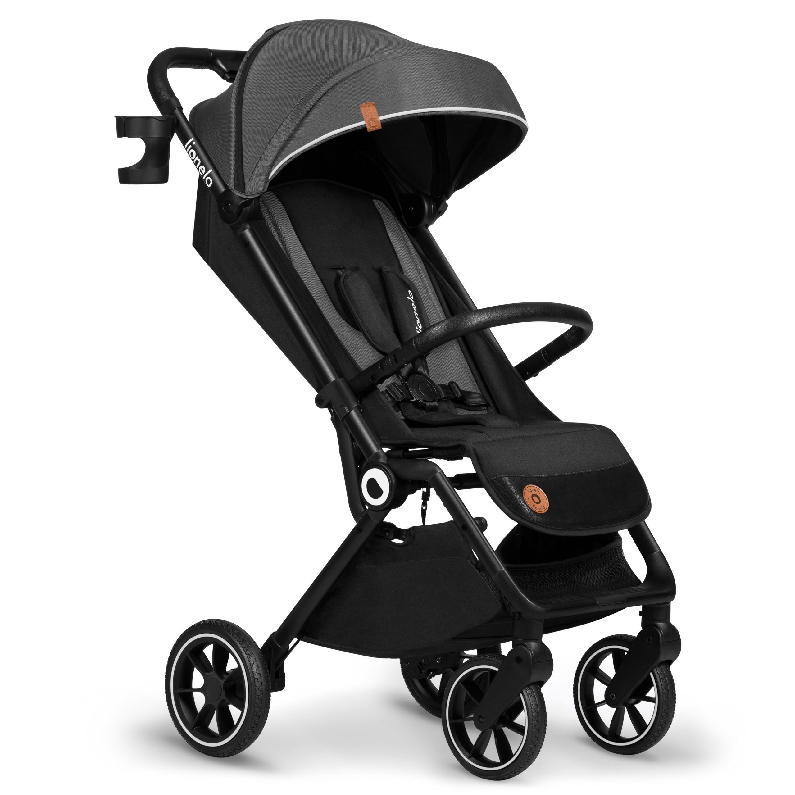 lionelo Kinder-Buggy CLOE, Alu– nur 8,2 kg/ bis zu 22 kg /Airline-Gepäck (PREMIUM) AUTO-FOLDING