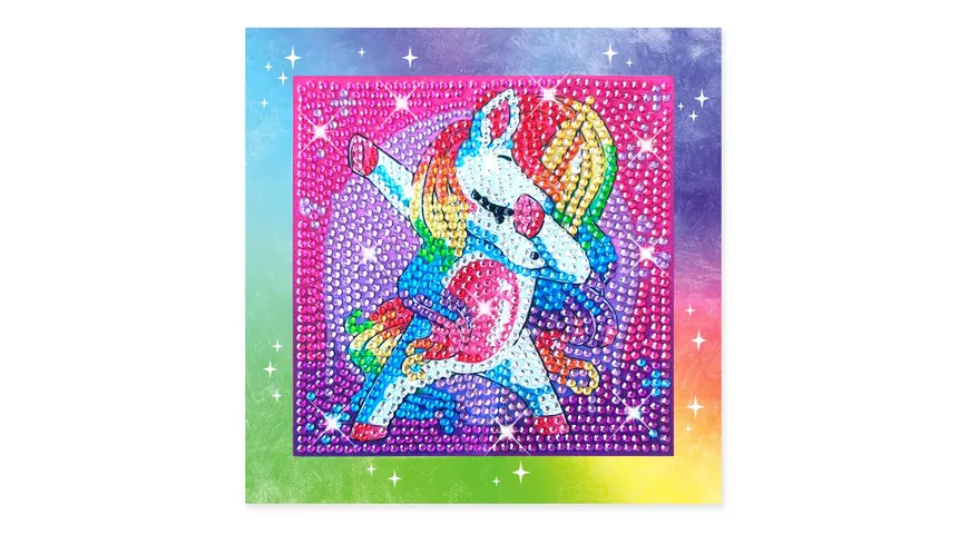CRAZE DIAMONDZ CRSYTAL PAINTING Starter Set Unicorn