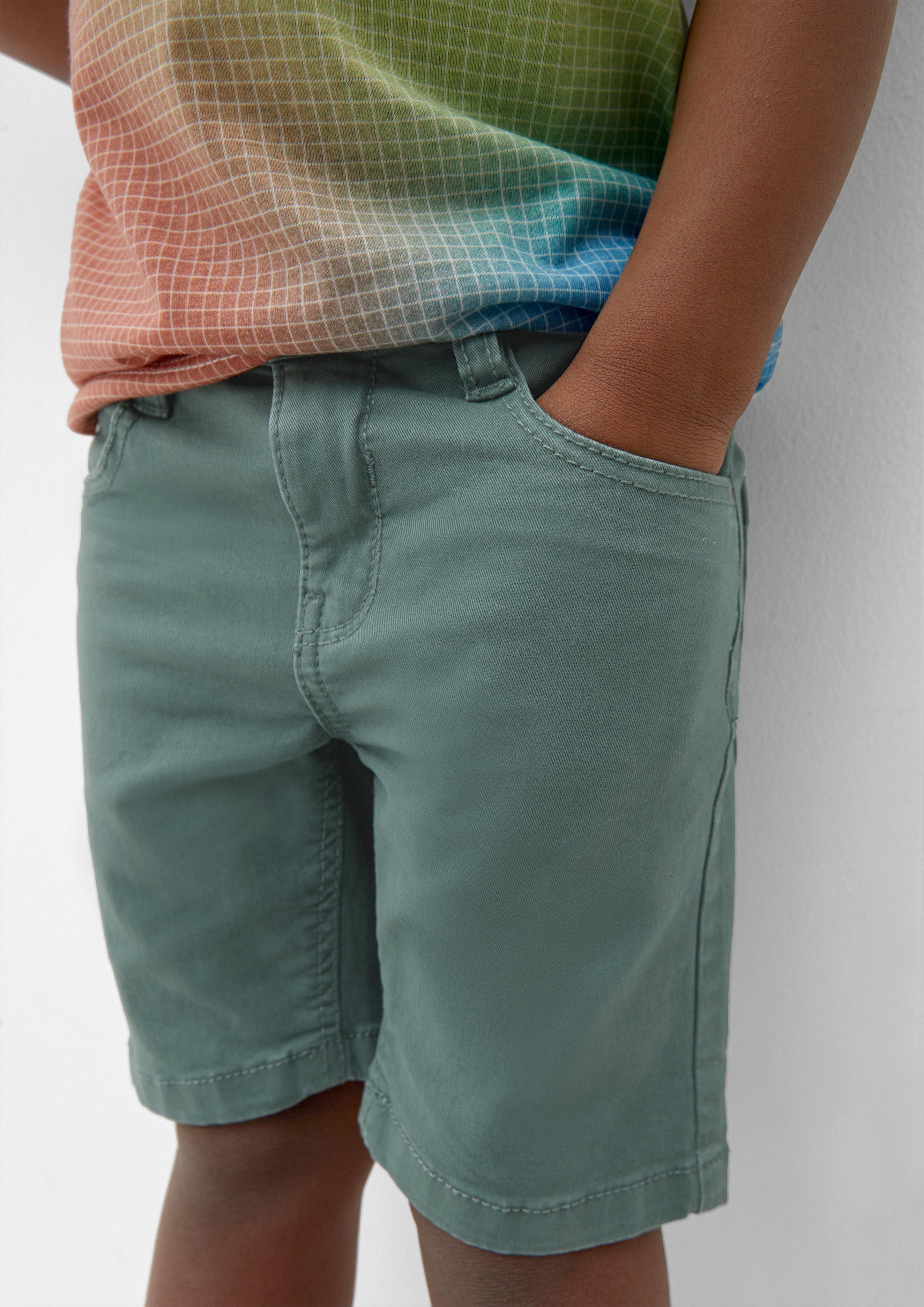 Slim: Bermuda mit Garment Dye  2127526-6714