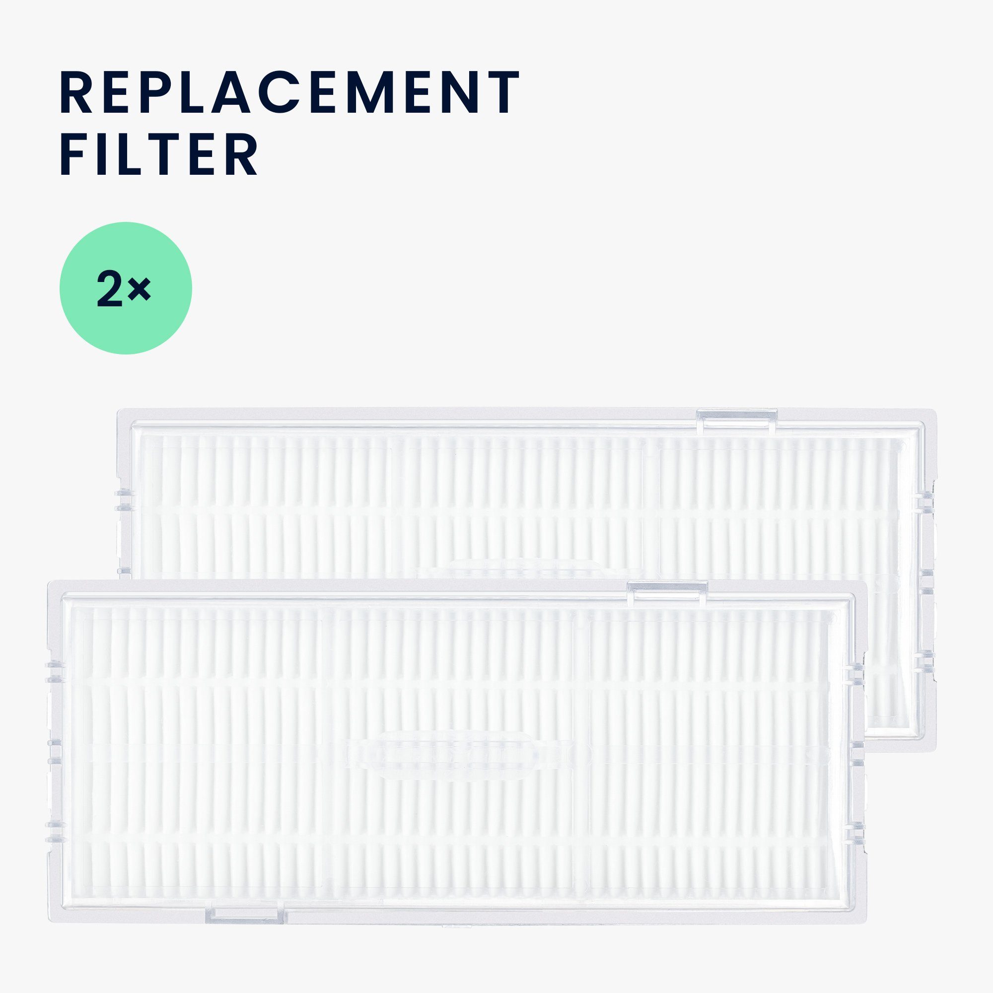 kwmobile Saugroboter Zubehör-Set Filter Set kompatibel mit Roborock S7 und anderen - Hochleistung, (2-tlg)