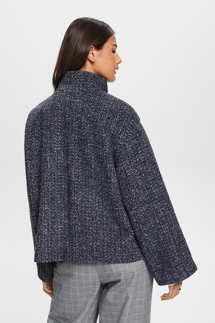 Strukturierte Jacke aus Webstoff