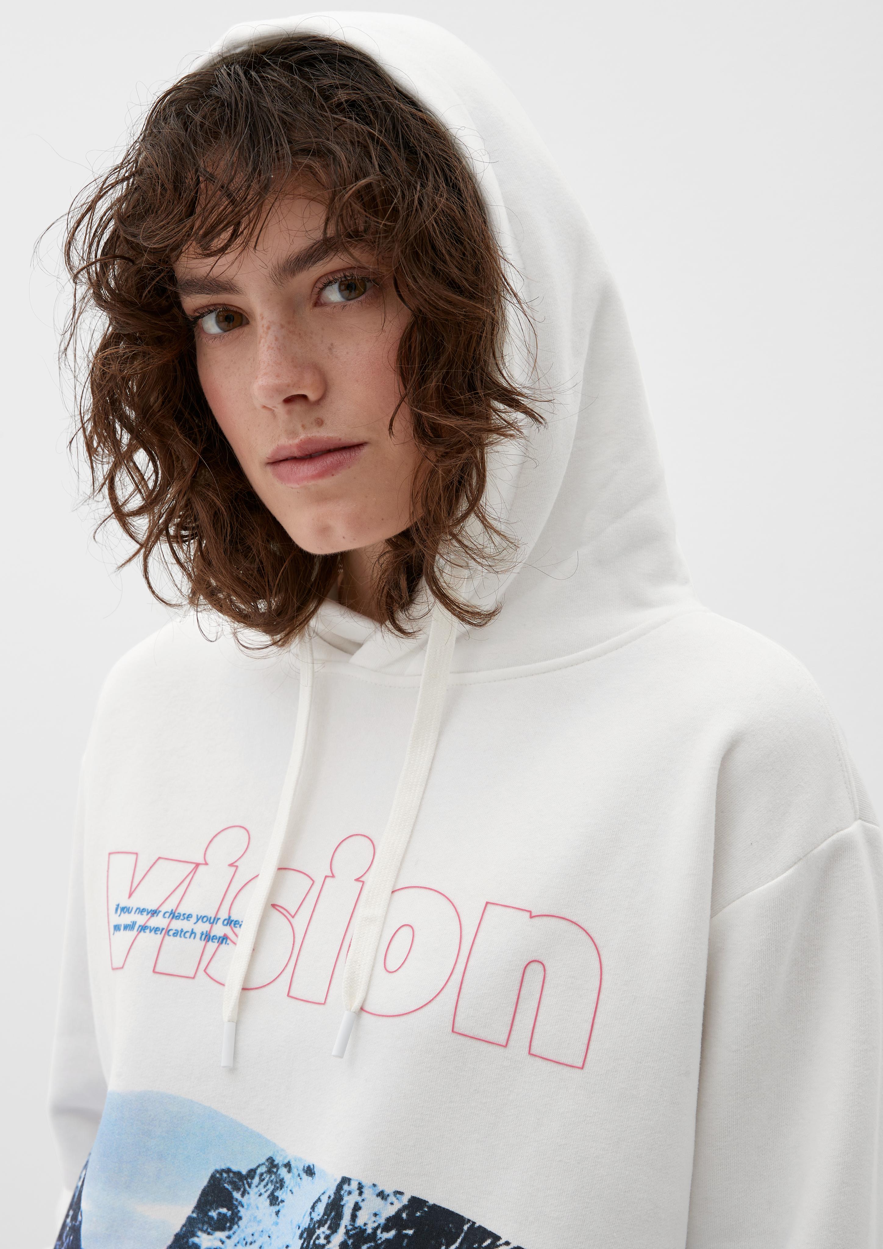 Kapuzenpullover mit Frontprint  2126241-02D0