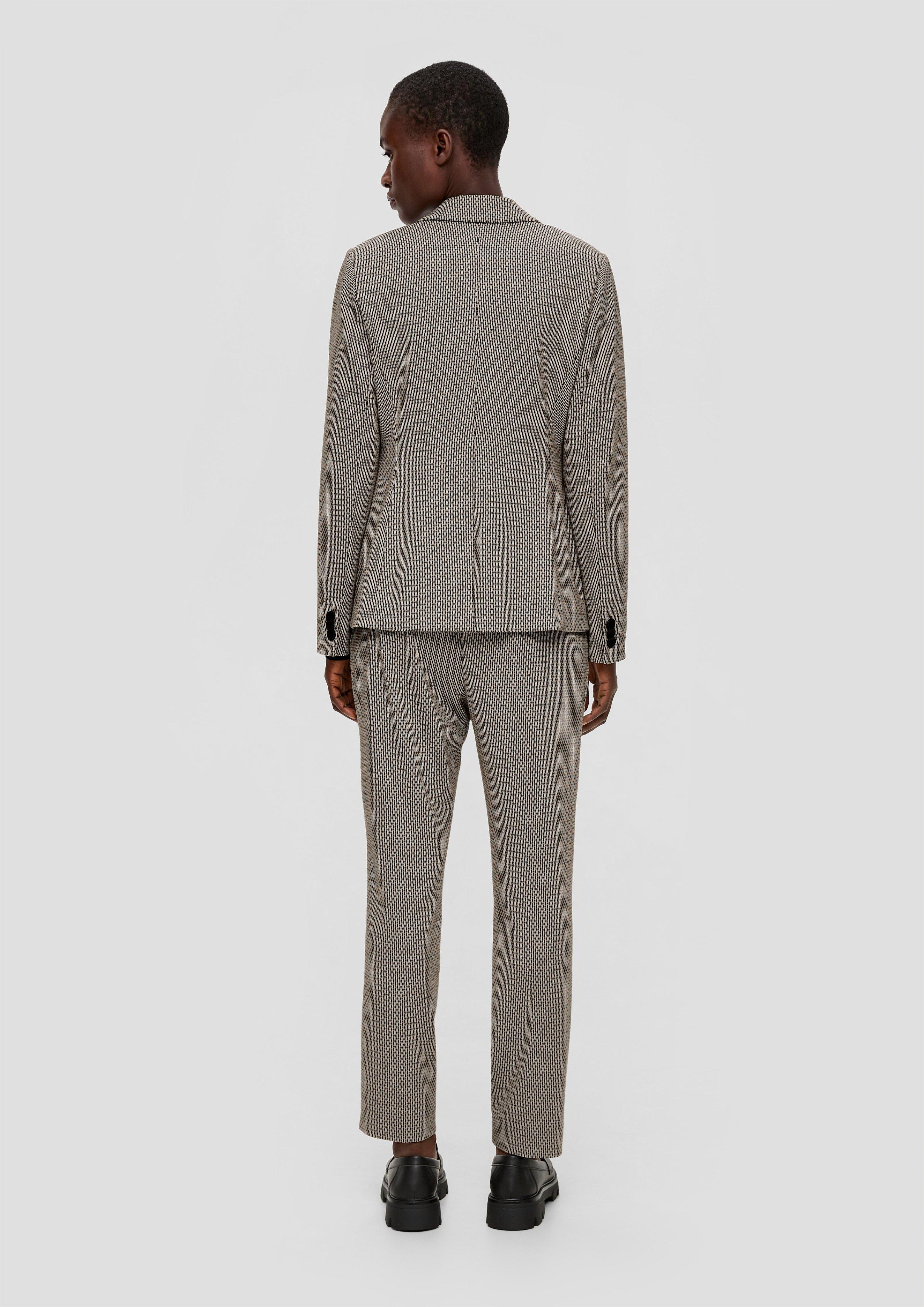Jacquard-Blazer aus Viskosemix  2134000-99X4