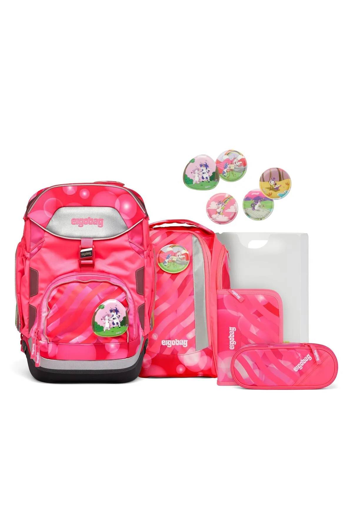 Ergobag  Pack Schulranzen-Set 6tlg. inkl. Klettie-Set