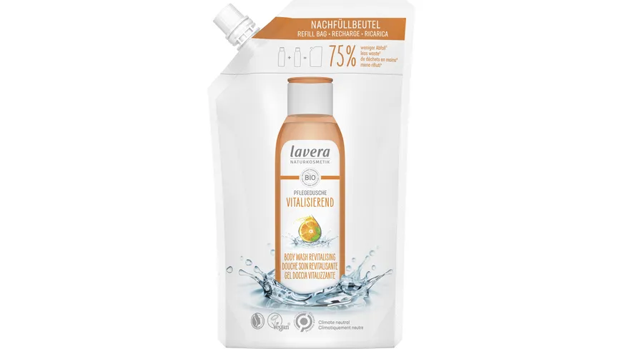 lavera Pflegedusche Vitalisierend Nachfüllung 500 ml