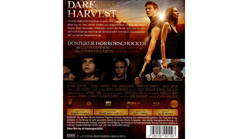 Dark Harvest - Das Dorf des Bösen - Uncut