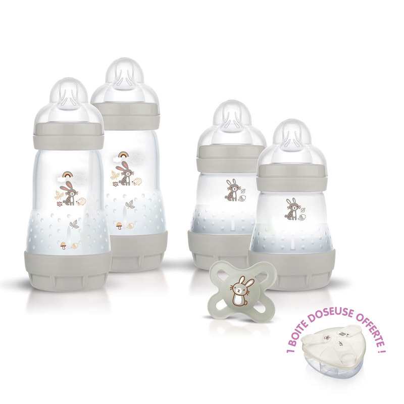 Coffret biberons naissance Easy Start Nature dune MAM