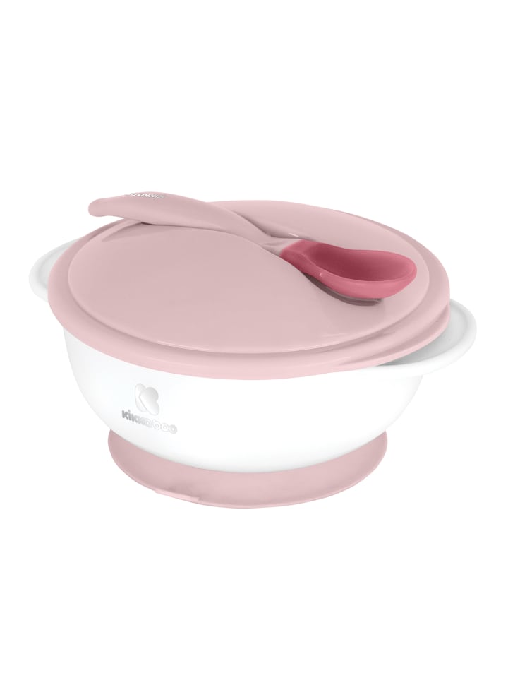 Kikkaboo Baby Essschüssel 250 ml Löffel in rosa günstig kaufen onesize
