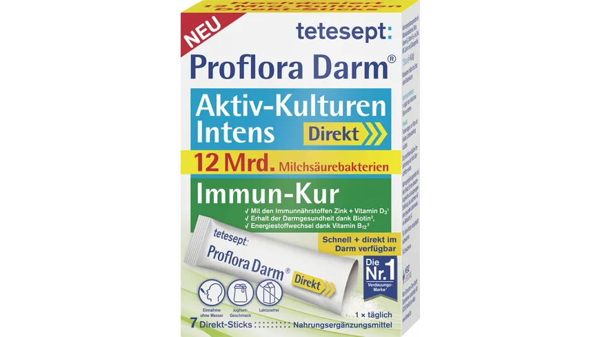 tetesept Proflora Darm Aktiv-Kulturen Intens Immun-Kur