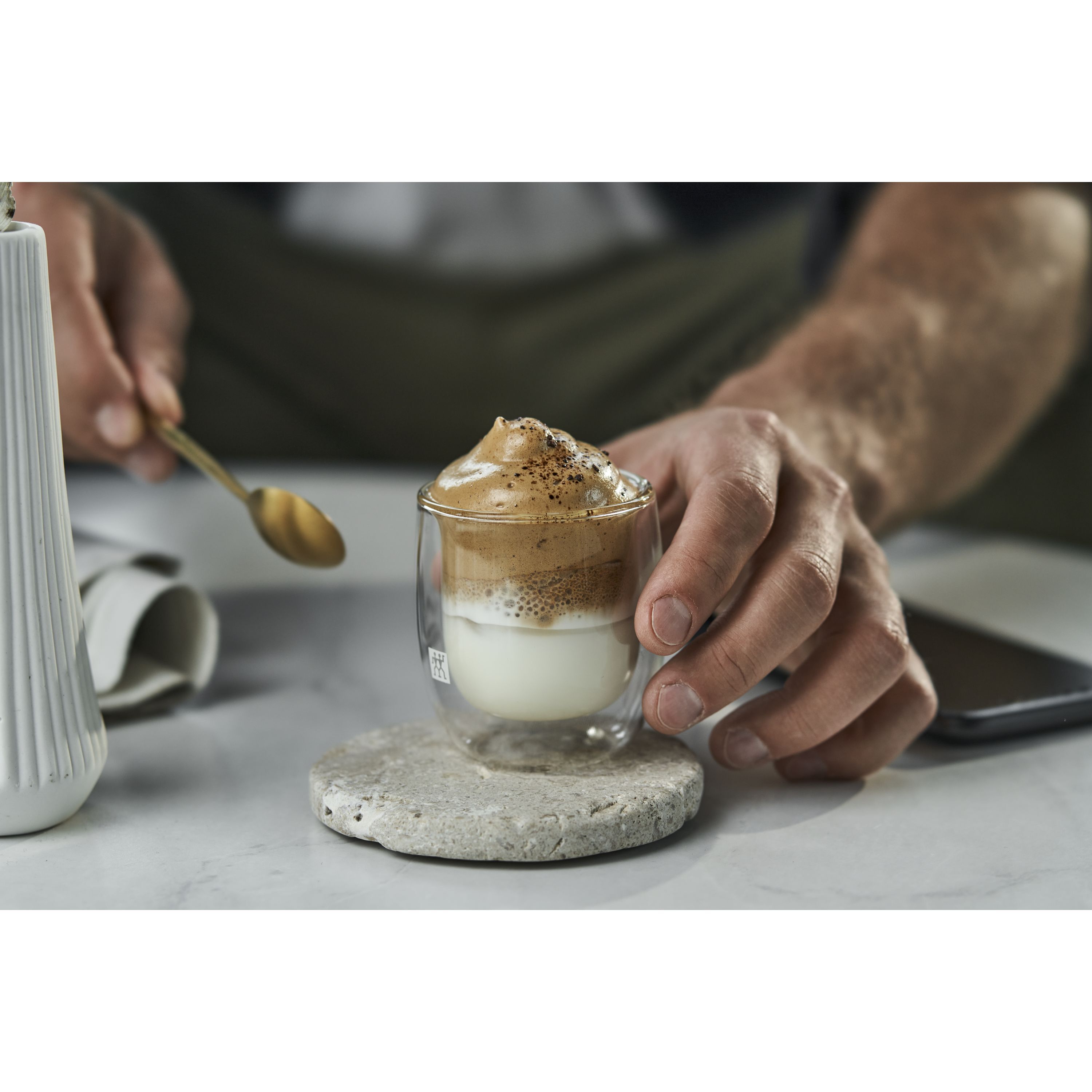 Doppelwandiges Glas, Espresso 80 ml / 2-tlg