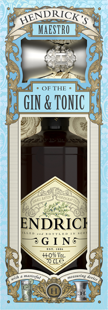 Hendrick's Gin mit Jigger