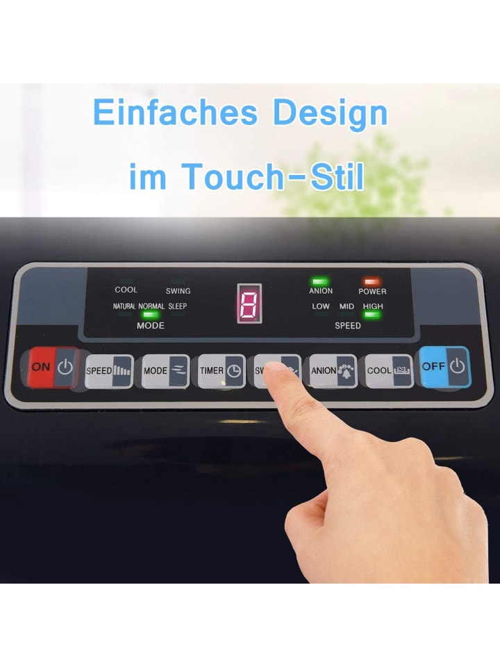 COSTWAY Mobile Klimaanlage 3 in 1 in Schwarz günstig kaufen onesize