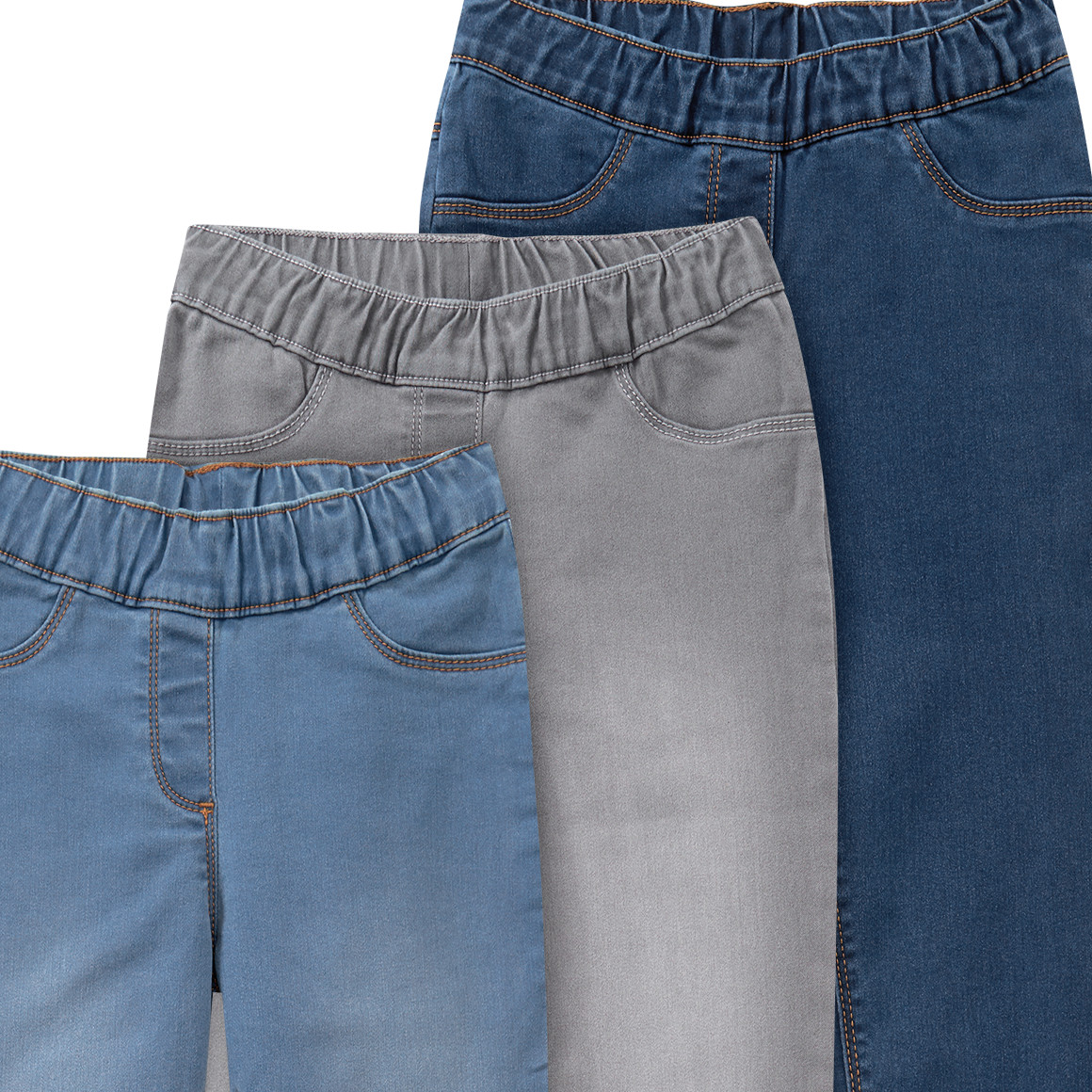3 Mädchen Jeggings im Set
