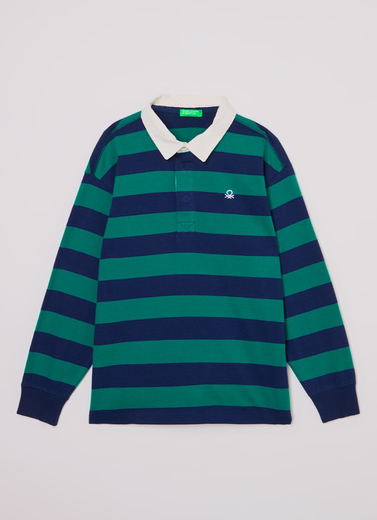 Tricou polo cu dungi Benetton