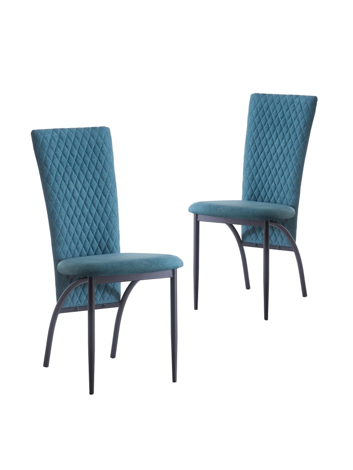 B&D Home Esszimmerstuhl THADDÄUS in Petrol - (B)46 x (H)94 x (T)58 cm günstig kaufen