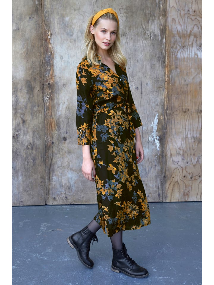 Kaffe Kleid KAmilana in Black deep günstig kaufen