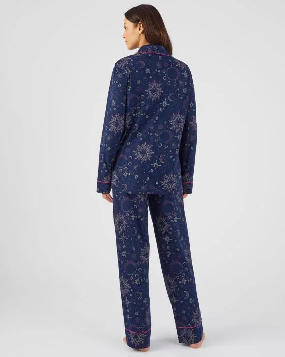 Pyjama boutonné maille jersey souple chaude Thermolactyl