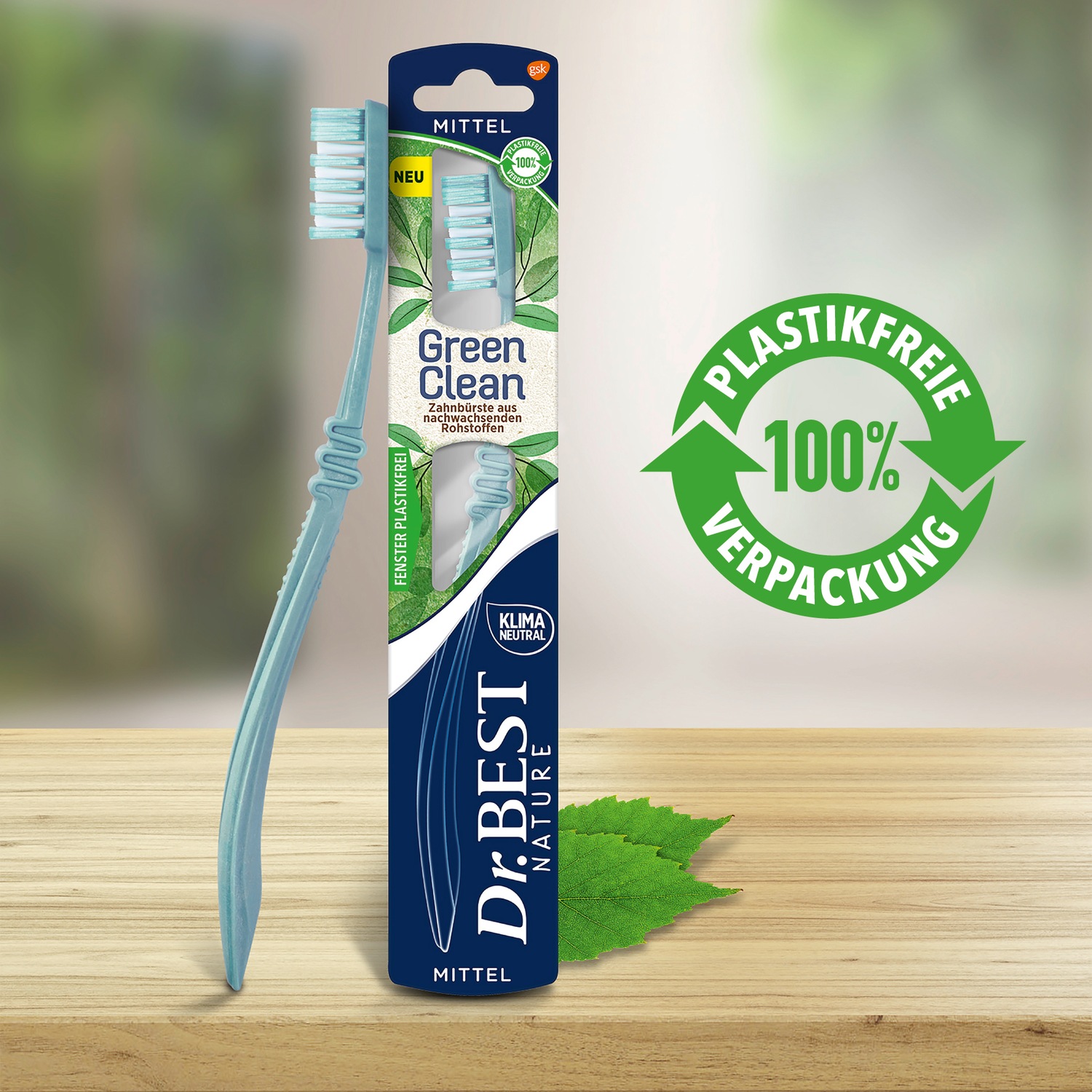 Dr.BEST GreenClean Zahnbürste. Weich (1 Stück)