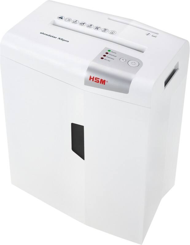 HSM Aktenvernichter Shredstar X6PRO Partikelschnitt Sicherheitsstufe P-5 6 Blatt