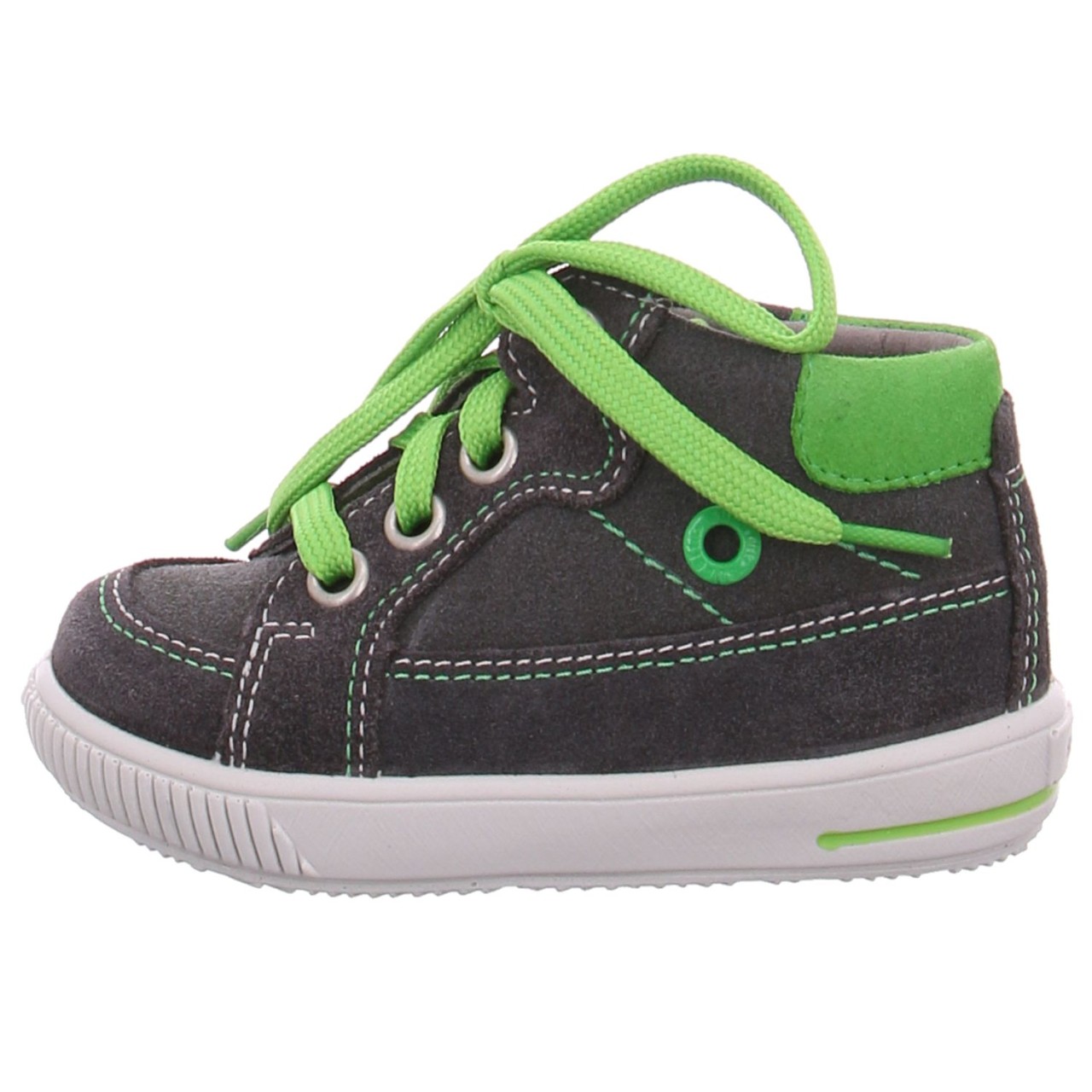 SUPERFIT Halbschuhe grau grau grün