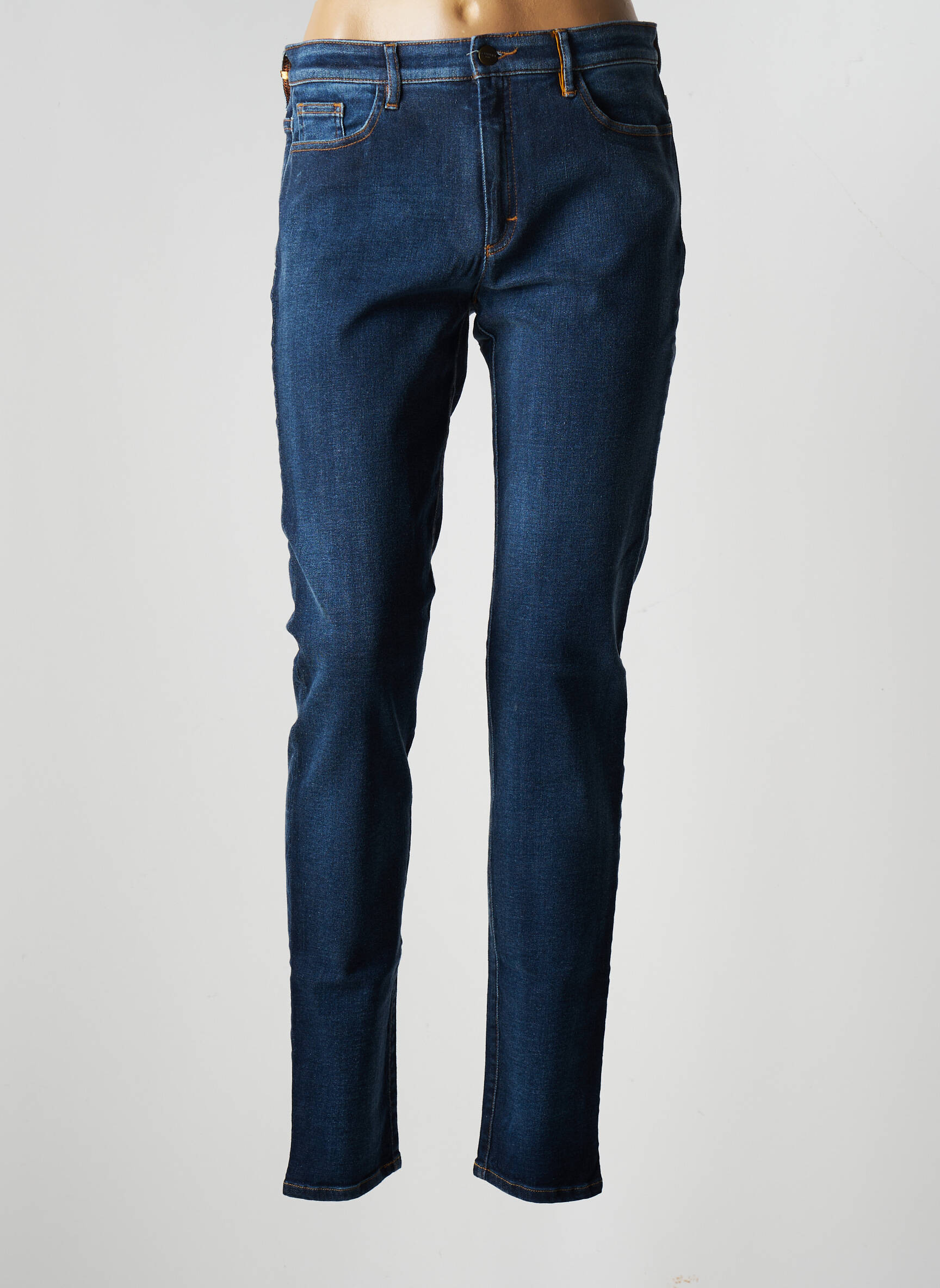 Couturist Jeans Coupe Slim Femme couleur bleu
