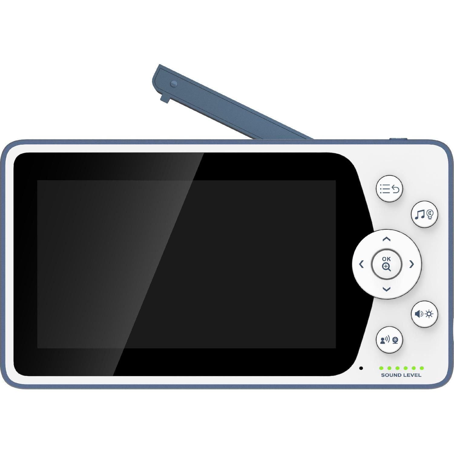 Telefunken Video-Babyphone VM-M700 Video-Babyphone 5‘‘ Display Infrarotmodus 1280x720px