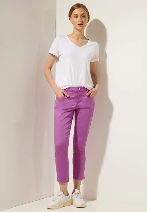 Street One Casual Fit Satinlook Hose