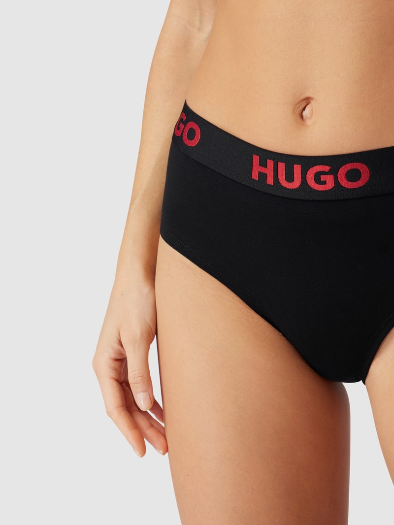 Slip mit Label-Patch Modell 'Hipster Red Label' in schwarz