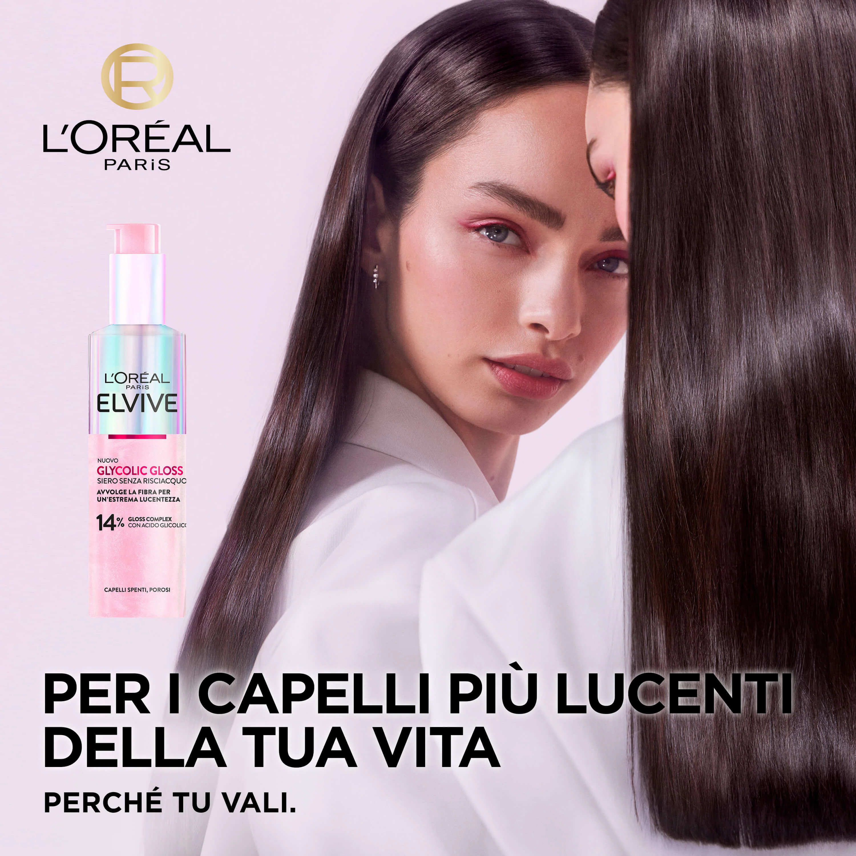 Sérum Capilar Sem Enxágue Elvive Glycolic Gloss com Ácido Glicólico