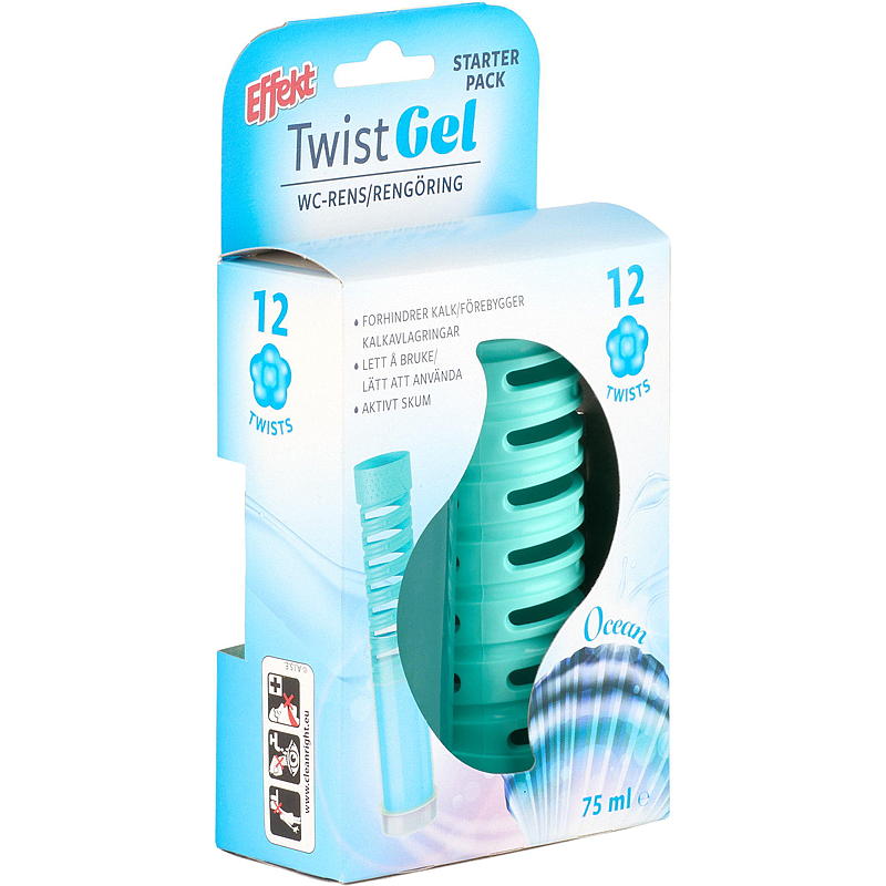 Effekt WC rens Twist gel 75 g ocean Effekt
