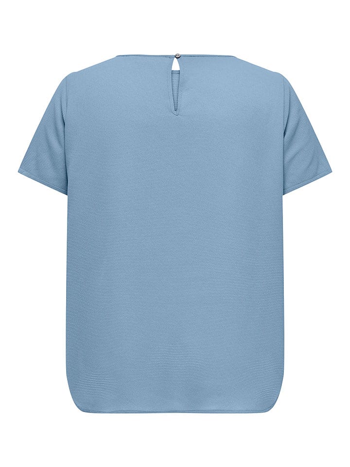 ONLY Carmakoma Bluse in Hellblau günstig kaufen