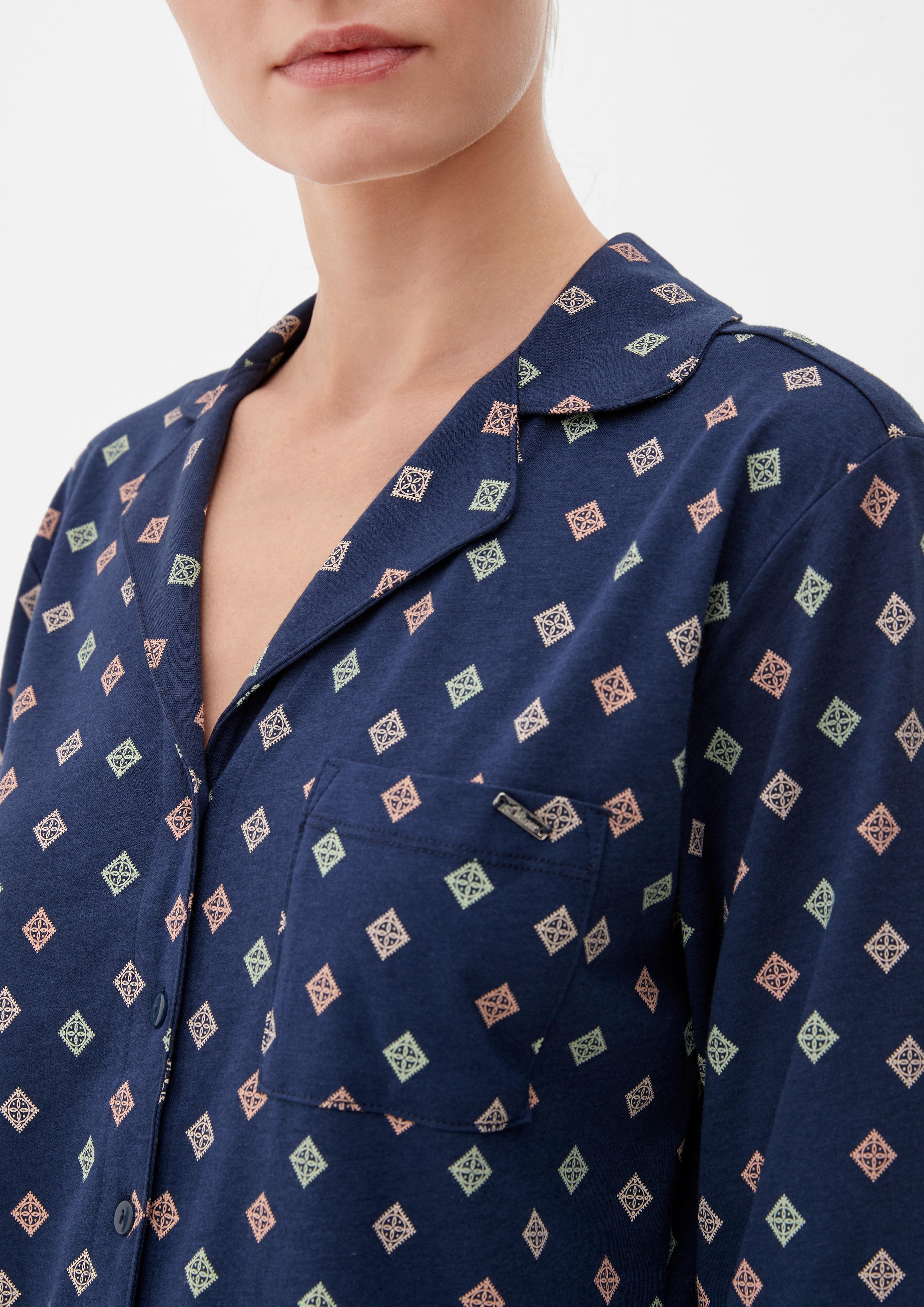 Pyjama aus Baumwollmix  6008369-5865