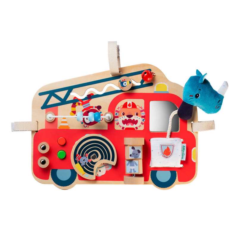 Panneau d'activités Camion de pompier Lilliputiens