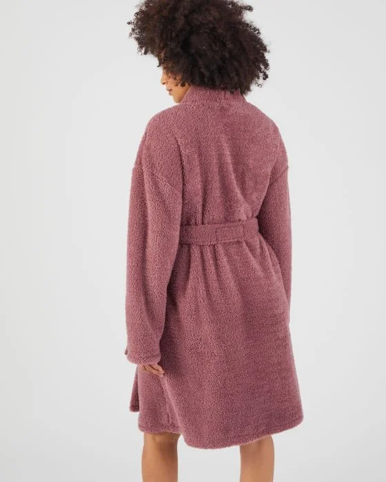 Veste d'intérieur kimono en maille moelleuse Thermolactyl