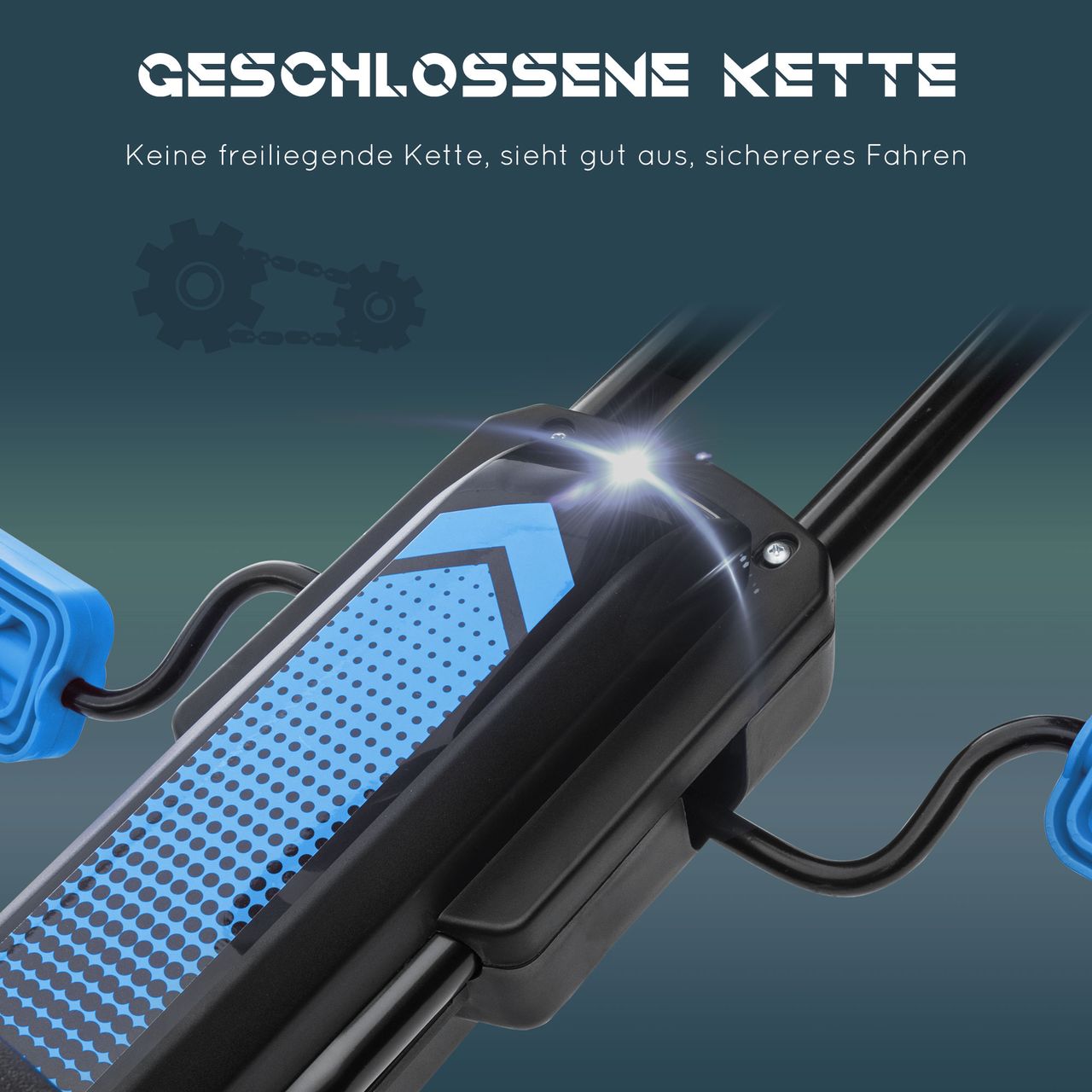 HOMCOM Gokart, Kinderfahrzeug mit Pedal, Tretauto, Outdoor, Blau Schwarz