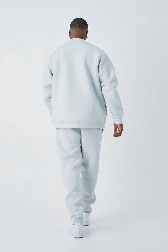 Plus Scuba Bomberjacke & Jogginghose
