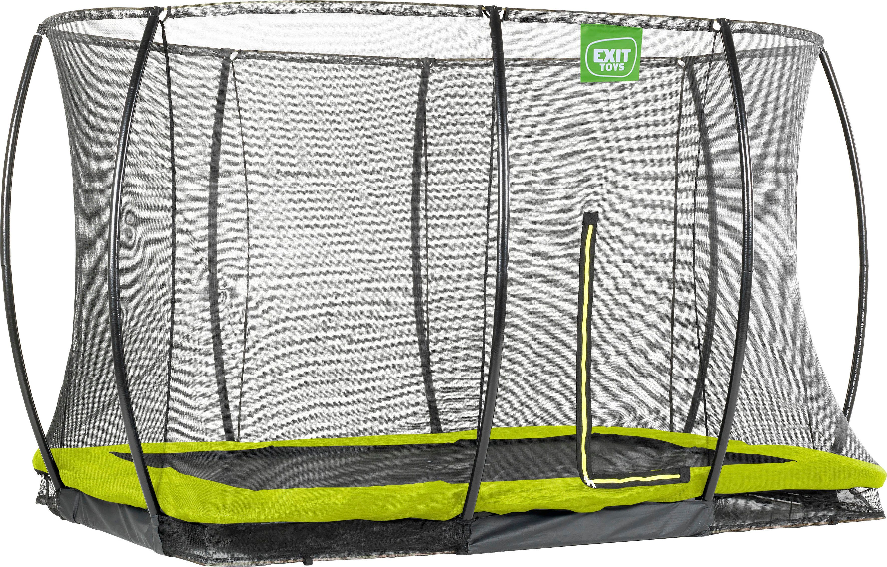 EXIT Bodentrampolin Silhouette Ground, BxT: 244x366 cm, mit Sicherheitsnetz