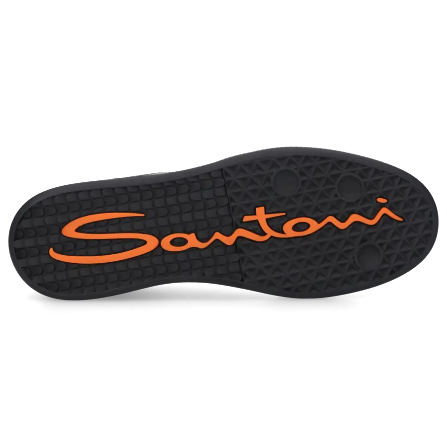 Santoni - Sneaker low 21975 Kalbsleder - schwarz